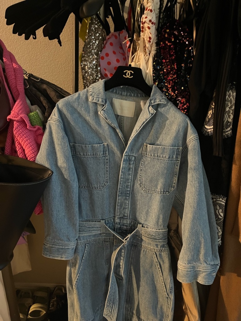 CITIZENS of HUMANITY- Blue Jean Jumpsuit / size XS - Picture 2 of 10